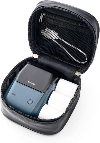 NIIMBOT Case Compatible with B1/B21/B3S Label Maker, Portable Carrying Bag Holder for Printer, Refill Labels, USB Cables (Case Only-Black) in Saudi Arabia