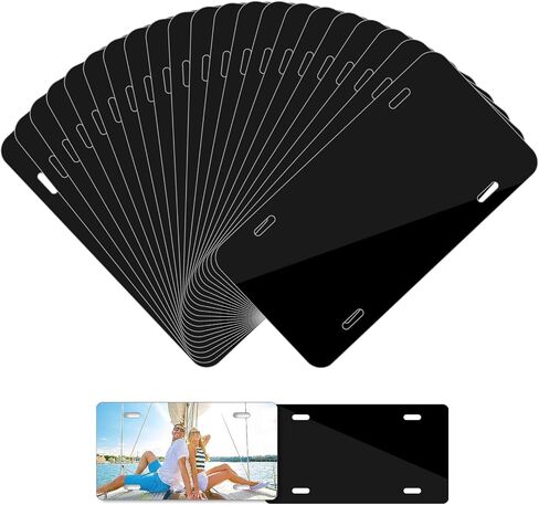 10 Pack 0.45mm Blank Automotive License Plate Plates Tag for Custom Design Work in Saudi Arabia