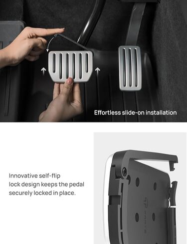 مجموعات دواسات الأداء من TPARTS لطراز Tesla 3 Model Y Model 3 Highland، أغطية دواسة قفل ذاتية الوجه، غطاء دواسة فرامل من الألومنيوم غير قابل للانزلاق، ملحقات حماية الدواسات in Saudi Arabia
