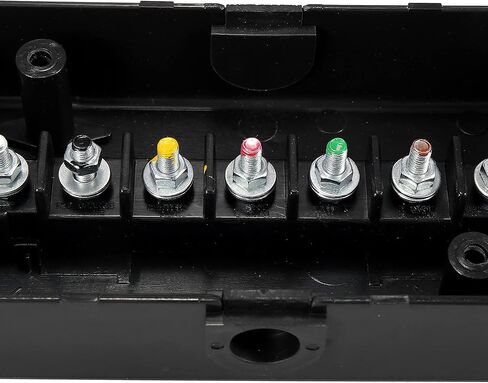 X AUTOHAUX 7 عصابة الطريق مقطورة سلك موصل صندوق وصلات مقاوم للماء لإعادة توصيل الأسلاك RV القوافل قارب 7 القطب كابل اتصال صندوق عدة in Kuwait