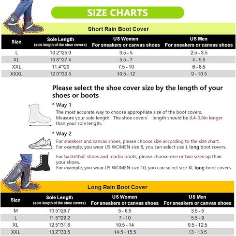 Waterproof Rain Boot Shoe Covers for Men Women with Reflector, Black Non-slip Reusable Boot Covers with Side Zipper, Foldable Anti-Snow Shoe Covers Rainproof Overshoes Over Shoes Galoshes in Saudi Arabia