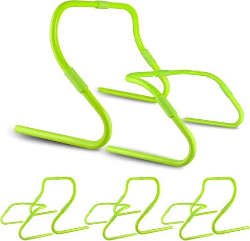 CAIKEI Agility Speed Hurdles Upgraded Training Hurdles Adjustable Height,Ultra Durable All-in-One Speed Hurdles with Carrying Handle, 6 Pack in Saudi Arabia
