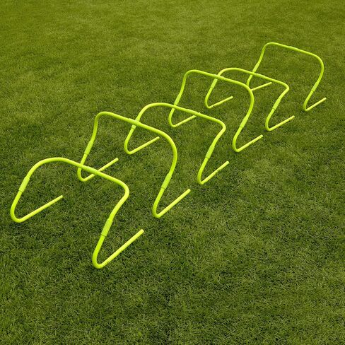 CAIKEI Agility Speed Hurdles Upgraded Training Hurdles Adjustable Height,Ultra Durable All-in-One Speed Hurdles with Carrying Handle, 6 Pack in Saudi Arabia