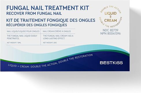 Toenail Fungus Treatment for Toenail and Fingernails: Fungus Nail Treatment Liquid 15ML and Antifungal Nail Repair Cream 20G - Nail Fungus Treatment Extra Strength - Plant Extract Ingredients in Saudi Arabia