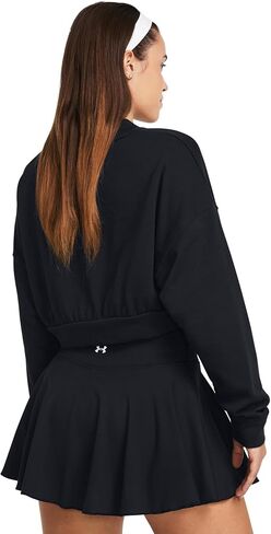 Under Armour Women's Rival Terry Oversized Cropped Crew Neck Sweatshirt in Saudi Arabia