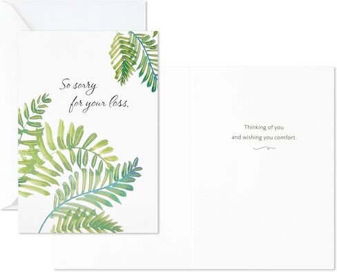 Hallmark Sympathy Cards Assortment, Watercolor Nature (12 Assorted Thinking of You Cards with Envelopes) & DaySpring Assorted Religious Sympathy Cards, Floral Wreaths (12 Cards with Envelopes) in Saudi Arabia