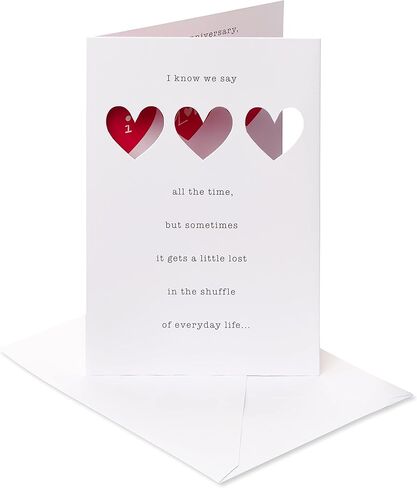 بطاقة الذكرى السنوية الرومانسية من American Greetings (أعظم هدية) in Kuwait