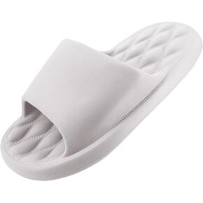 House Slides for Women Men Cloud Pillow Slippers Sandals, Non-Slip Shower Shoes, Cushioned Thick Sole Fit Bathroom Bedroom Pool Beach