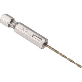 Kozelo Titanium Coated Drill Bit with 1/4" Hex Shank - [12.5mm x 150mm] High Speed Steel for Quick Release 135 Degree Split Point for Aluminum Alloy Iron Wood