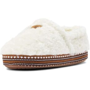 ARIAT Women's Snuggle Warm Indoor & Outdoor Rubber Outsole Slip-on Slipper with Gift Tin