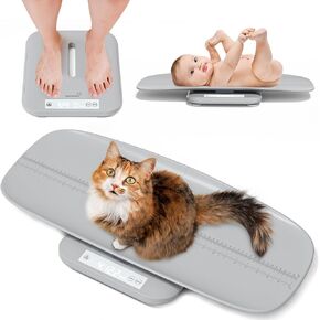 لوحة تغيير الحفاضات الذكية ومقياس تغيير الحفاضات من جرونسي، مقياس تغيير الحفاضات القابل للمسح مع حزام أمان قابل للإزالة، تصميم مريح للطفل، غير قابل للانزلاق، مريح، يناسب طاولة التغيير وخزانة الملابس، أبيض in Kuwait