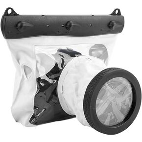 Estink Waterproof Dving Case Kit, Underwater Waterproof Dving Case Bag Camera Underwater Case Dving Case Bag Cover Fit for Nikon DSLR Cameras, Waterproof Up to 20 Meters Deep (Black)
