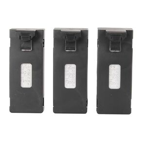 3PCS 3.7V 2600mAh Drone Lithium Battery, Compact and Lightweight, and Rugged, with Plastic Case for E88, Brushless, S13 S1 APP8GPS