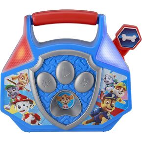 eKids Paw Patrol Mini Boombox, Built-in Music, Flashing Lights and Sound Effects