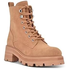 Marc Fisher MLlucien Leather Lace-Up Combat Booties Size 9 - New with Box