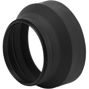 Acouto Universal Collapsible Camera Digital Rubber Lens Hood 3 In1 Universal Collapsible Camera Lens Hood with 3 Different Adjustable States for Camera Fits 77mm Lens Filter Thread (77mm)