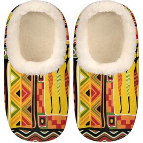 Women's Slippers Comfy Warm House Slippers for Women Men, Fuzzy Slip-on Plush Ladies Slippers Socks for Winter Bedroom Indoor and Outdoor