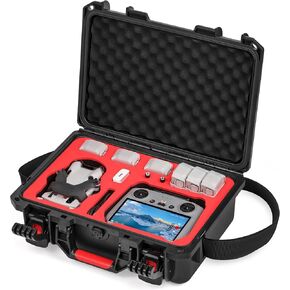 Waterproof Hard Case for DJI Mini 4 Pro Fly More Combo, Portable Carrying Travel Case for DJI Mini 4 Pro/Mini 3 Pro/Mini 3 Accessories/RC2/RC/N1/N2 Controller