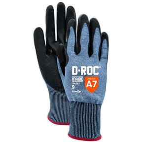 MAGID D-ROC AeroDex Extremely Lightweight Cut Resistant Work Gloves with Polyurethane Palm Coating Size 7/S (12 Pairs)