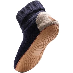 Tibetan Socks Handmade Wool Felt Slipper Shoe with Memory Foam and Rubber Sole