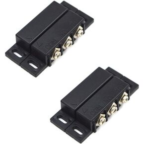SpzcdZa 5Sets Magnetic Reed Switch Normally Open Closed NC NO Door Alarm Window Security/Magnetic Door Switch/Magnetic Contact Switch/Reed Switch for GPS,Alarm or Other Device,DC 5V 12V 24V Light