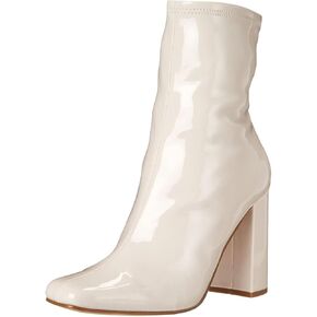 Steve Madden Womens Lynden Sequined Square Toe Mid-Calf Boots