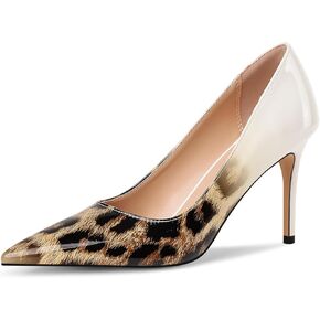 Multicolor Pumps for Women,Pointed-Toe High Heels Dress Wedding Office Pump Shoes