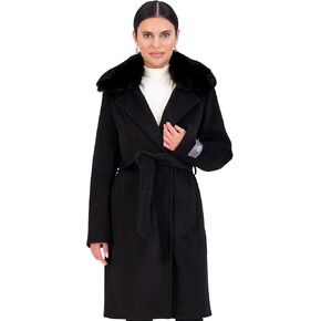Vince Camuto Double-Breasted Wool Blend Womens Jacket, Winter Coats for Women