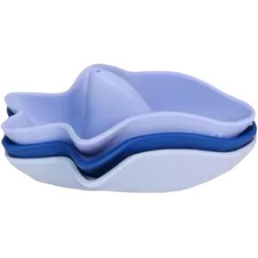 Little Sharks Bath Toy Set | 3-Piece Bathtub Toy Set for Babies & Infants | Baby Sensory Toys | Shark Toys for Toddler (Tidal)