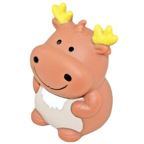 DolliBu Moose Bath Buddy Squirter - Floating Moose Rubber Bath Toy, Fun Water Squirting Bathtime Play For Toddlers, Cute and Soft Wild Life Animal Toy For The Bathtub, Beach, & Pool for Girls and Boys