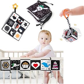 Baby Spiral Hanging Stroller,Car Seat Toys Toy Newborn Sensory Plush Activity Toys for Bed Bassinet Crib Baby Carrier Gifts for 0 3 6 9 12 Months