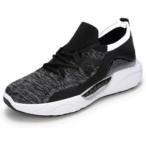 KUNWFNIX Womens Walking Tennis Shoes Slip On Memory Foam Lightweight Casual Sneakers Breathable Tennis Shoes for Gym Travel Work