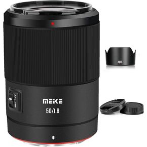 Meike 50mm F1.8 E-Mount Full Frame STM Prime Auto Focus Portrait Lens for Sony E Mount Cameras A7R A74 A7R4 A7C A7III A7RII A7RIII A7SIII A7SII A9 A6600 A6500 A6400 A6300 A6100