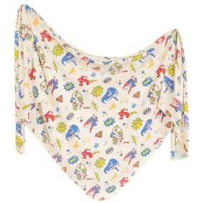 Copper Pearl Baby Swaddle Blanket - Premium Knit Baby Blanket, Large Soft Stretchy Receiving Blankets for Baby Boy and Girl, Swaddles for Newborn, Infant, and Toddler (Justice League™)