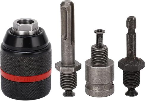 Hand Drill Chuck, Multi Quick Connect Replacement Keyless Hand Drill Chuck Self Tightening Drill Chuck 1/2-20UNF Connection 2‑13mm Clamping Range Quick Changing Tool (Hex 63mm in Saudi Arabia