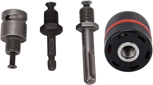 Hand Drill Chuck, Multi Quick Connect Replacement Keyless Hand Drill Chuck Self Tightening Drill Chuck 1/2-20UNF Connection 2‑13mm Clamping Range Quick Changing Tool (Hex 63mm in Saudi Arabia