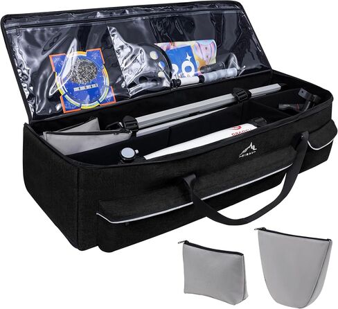 Multipurpose Telescope Bag 30 In– Padded Shock Absorbent –600D Oxford Telescope Carrying Case with Adjustable Shoulder Strap & Pockets and Extra Storage for Telescope, 40 Inches, Black in Saudi Arabia