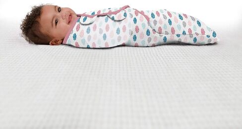 SwaddleMe Original Swaddle – Size Large, 3-6 Months, 2-Pack (Feather Stripe) in Saudi Arabia