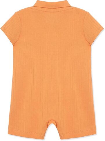 ملابس Little Me Simply Essential Solids 100% عضوية للأطفال الصغار بياقة بولو، من 3 إلى 12 شهرًا in Kuwait