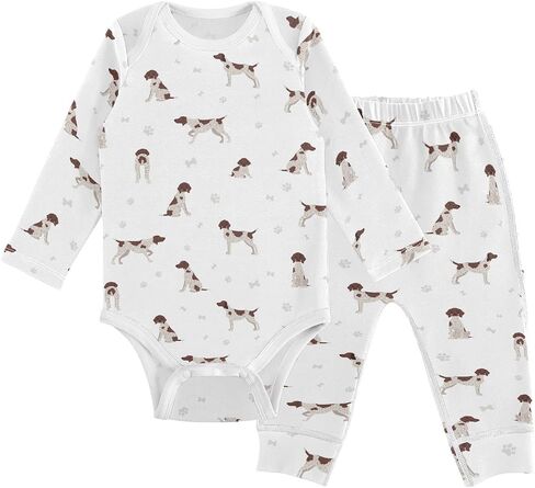 vvfelixl Baby Bodysuits Pants Sets Bernese Mountain Dog Long Sleeve Baby Clothes For Boys Girls 0-24 Months Puppy in Saudi Arabia