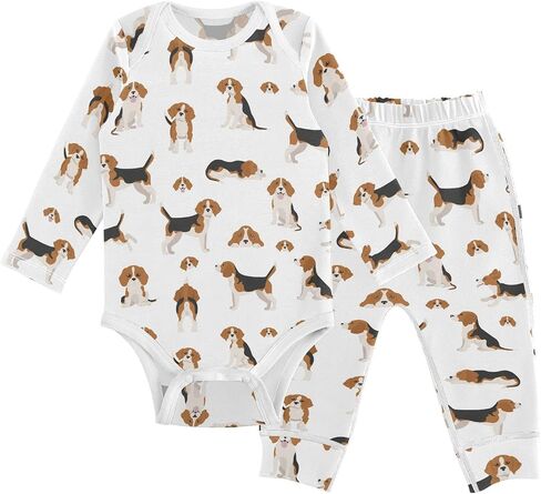 vvfelixl Baby Bodysuits Pants Sets Bernese Mountain Dog Long Sleeve Baby Clothes For Boys Girls 0-24 Months Puppy in Saudi Arabia