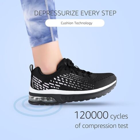 حذاء جري نسائي من STQ، حذاء رياضي غير قابل للانزلاق للمشي والتمارين الرياضية in Kuwait
