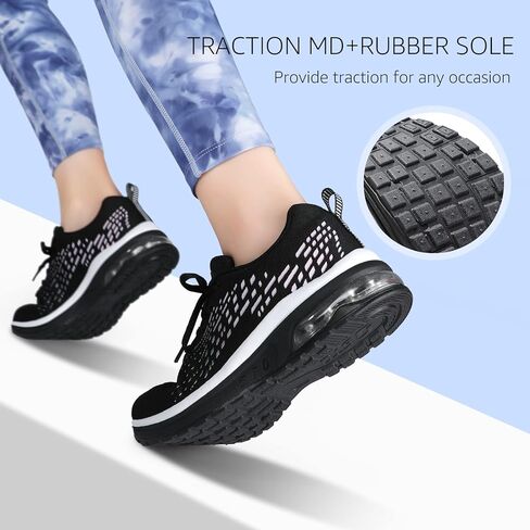 حذاء جري نسائي من STQ، حذاء رياضي غير قابل للانزلاق للمشي والتمارين الرياضية in Kuwait