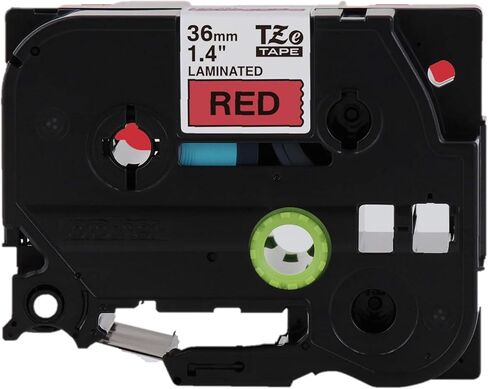 Brother P-Touch TZe-M65 White Print on Matte Clear Label Tape 1.4" (36mm) Wide x 26.2’ (8m) Long in Kuwait