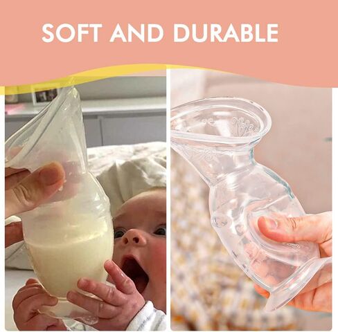 مضخة حليب يدوية من هاكا سعة 150 مل مع سدادة على شكل زهرة وغطاء سيليكون وحزام سيليكون مجموعة أساسيات الرضاعة الطبيعية in Kuwait