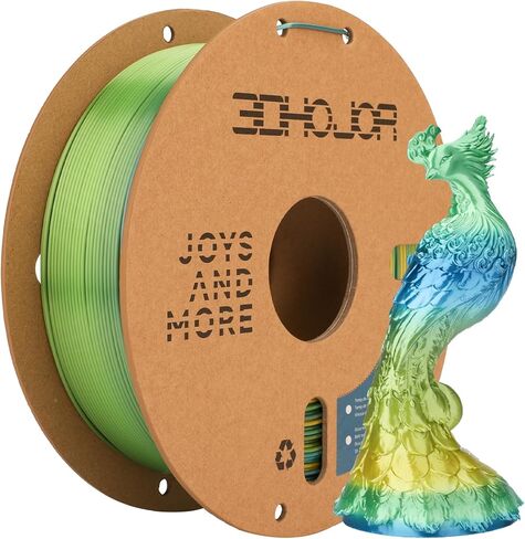 Silk PLA 3D Printer Filament 1.75mm Silk Shiny Fast Gradient Color Change Rainbow Multicolor PLA Filament 1kg (2.2lbs) /Spool for FDM 3D Printers-Lavender in Saudi Arabia