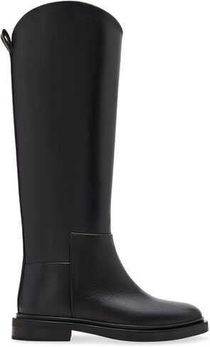 Steve Madden Women's Gaige Knee High Boot, Black Leather, 8 in Saudi Arabia