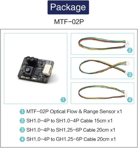 مستشعر التدفق البصري والمدى MicoAir MTF-02P متوافق مع Ardupilot/PX4/INAV in Saudi Arabia