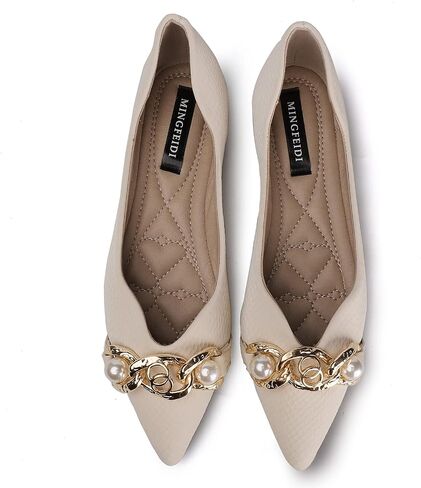 Women's Flats Rhinestone Wedding Pointed Shoes Sparkly Comfortable Slip on Flat for Dressy or Casual in Saudi Arabia