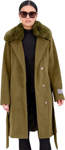 Vince Camuto Double-Breasted Wool Blend Womens Jacket, Winter Coats for Women in Saudi Arabia